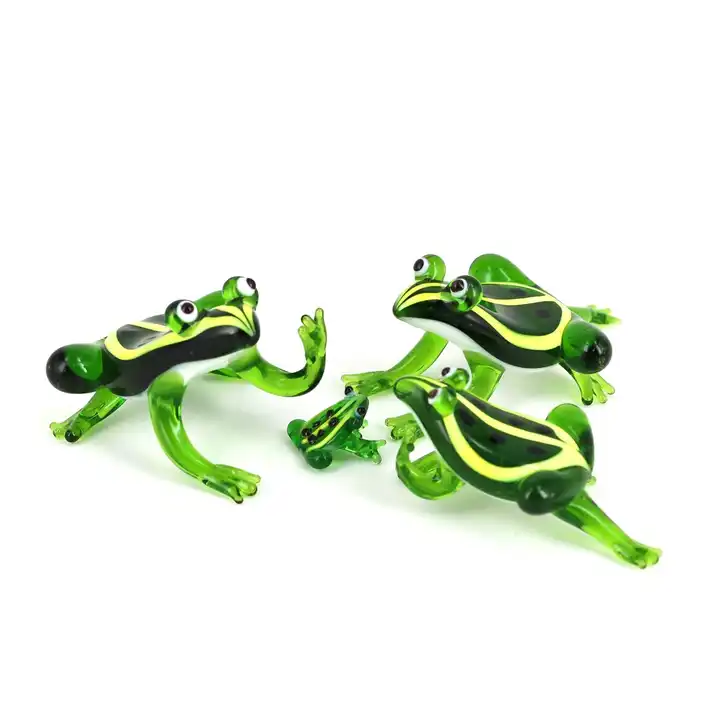 Murano glass animal gifts miniature frog figurine